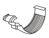 Соединитель желобный