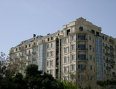 Город Баку, Крыша здания над станцией метро Сахил, металлочерепица POIMUKATE