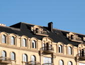 Город Баку, Крыша здания над станцией метро Сахил, металлочерепица POIMUKATE